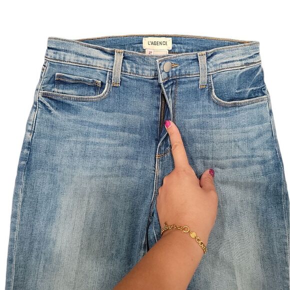 NWOT L'agence Sada Slim Straight-Leg Jeans - Picture 3 of 12